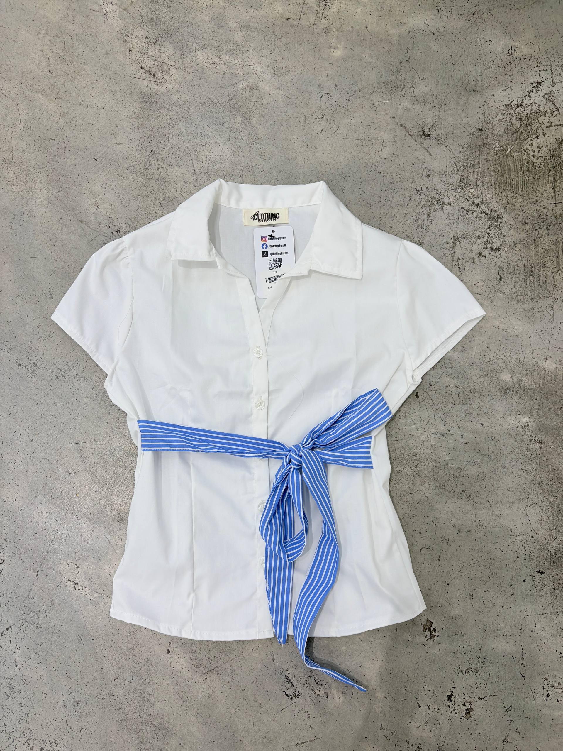 Short-sleeve button-down shirt