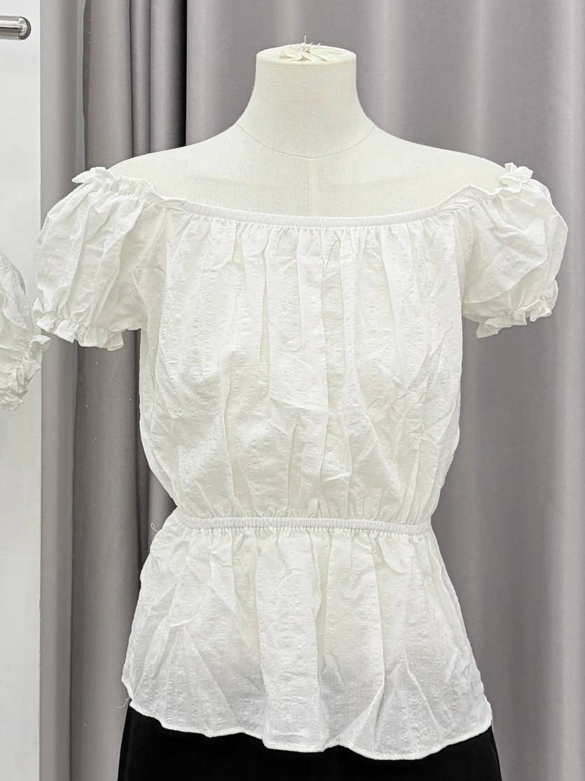 Off-Shoulder Peplum Top