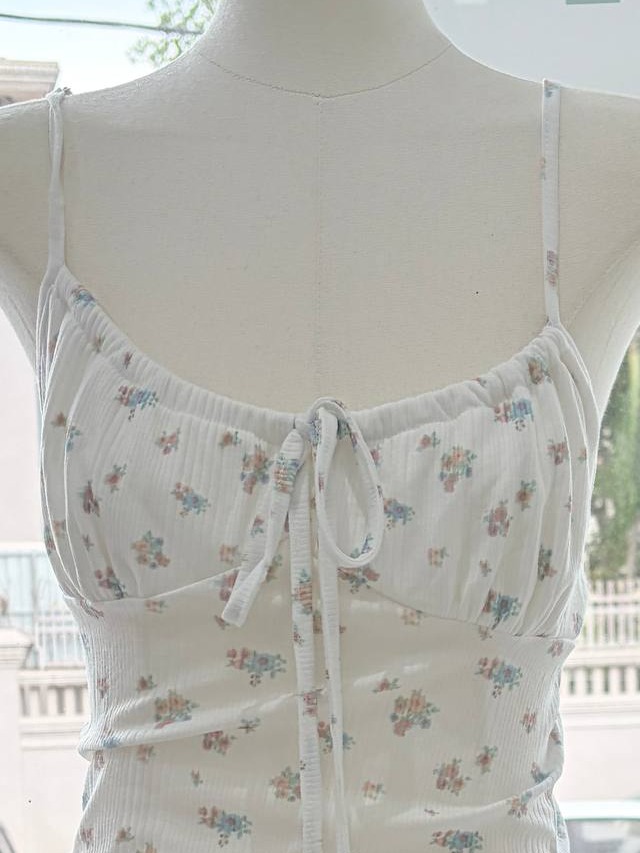 Floral Spaghetti Mini Dress