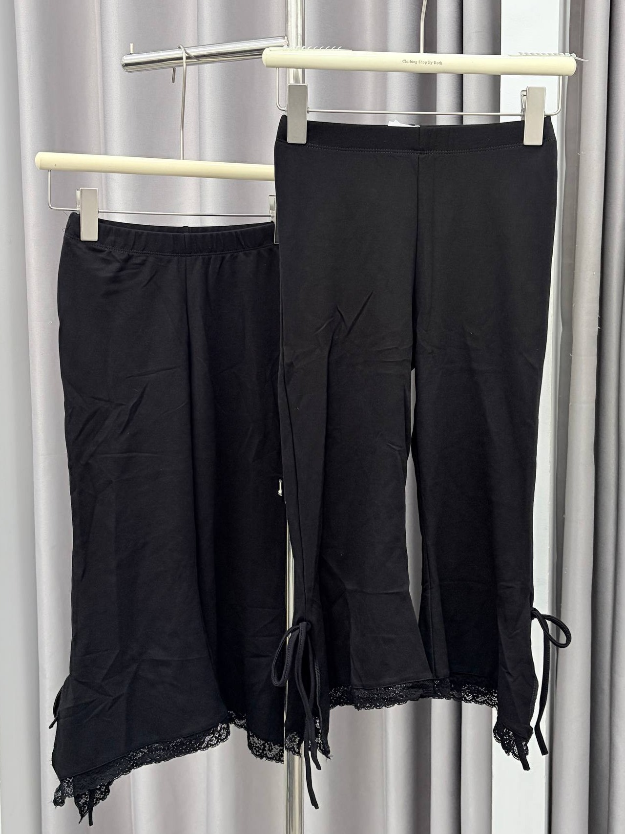 Side-tie capri pant
