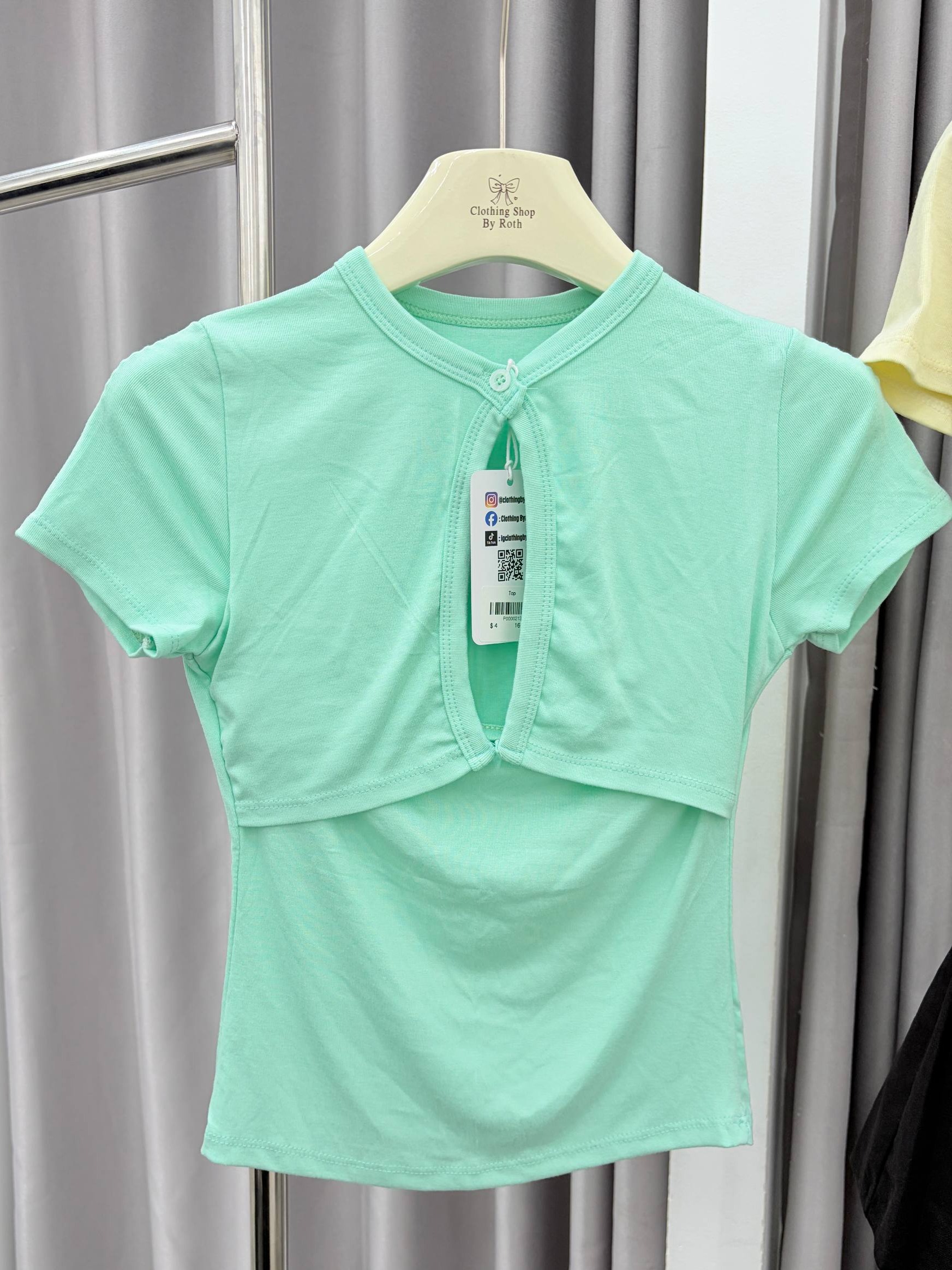 Bolero and square-neck tank set
