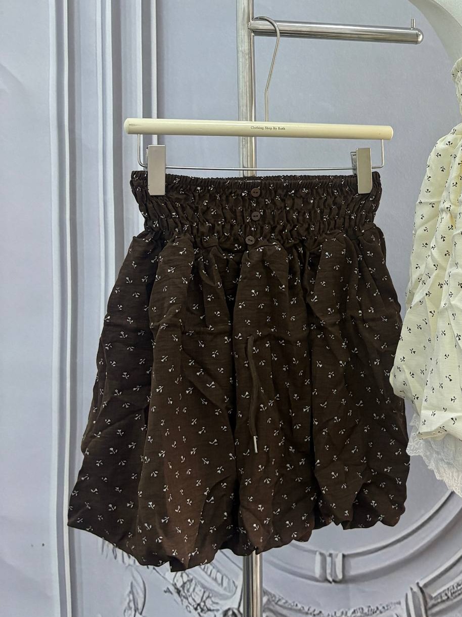 Floral Shirred Tube Top Peplum