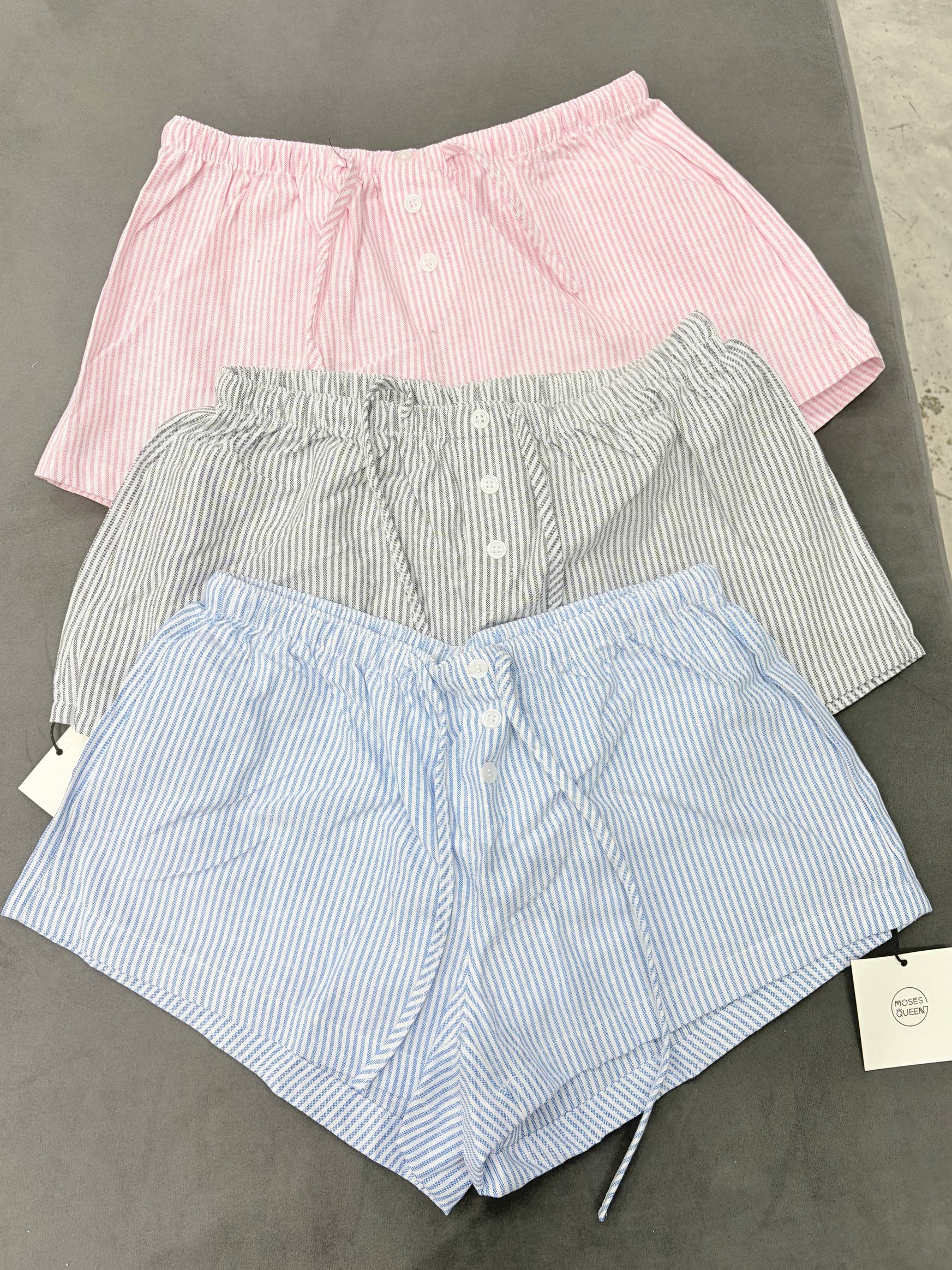 Striped boxer shorts