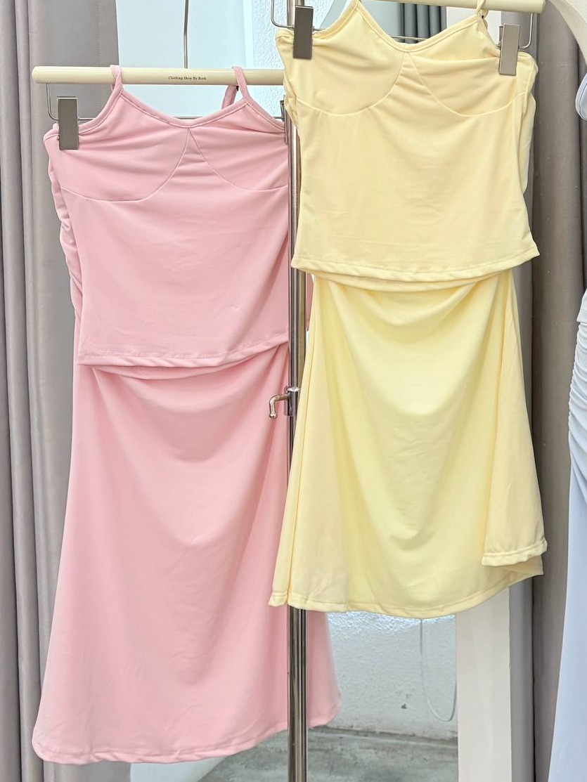 Ruched Bodycon Cami Maxi Set