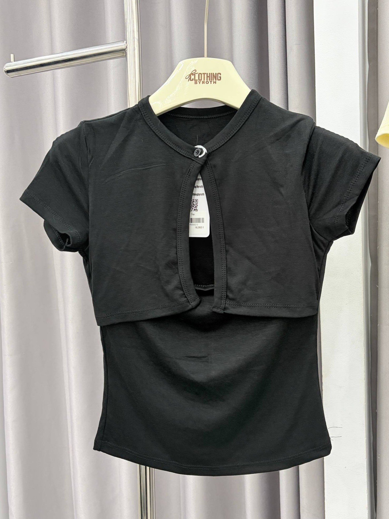 Bolero and square-neck tank set