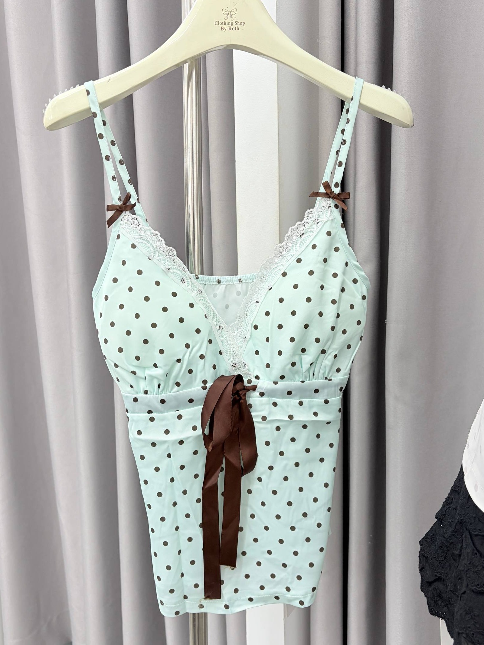 Polka dot tank top