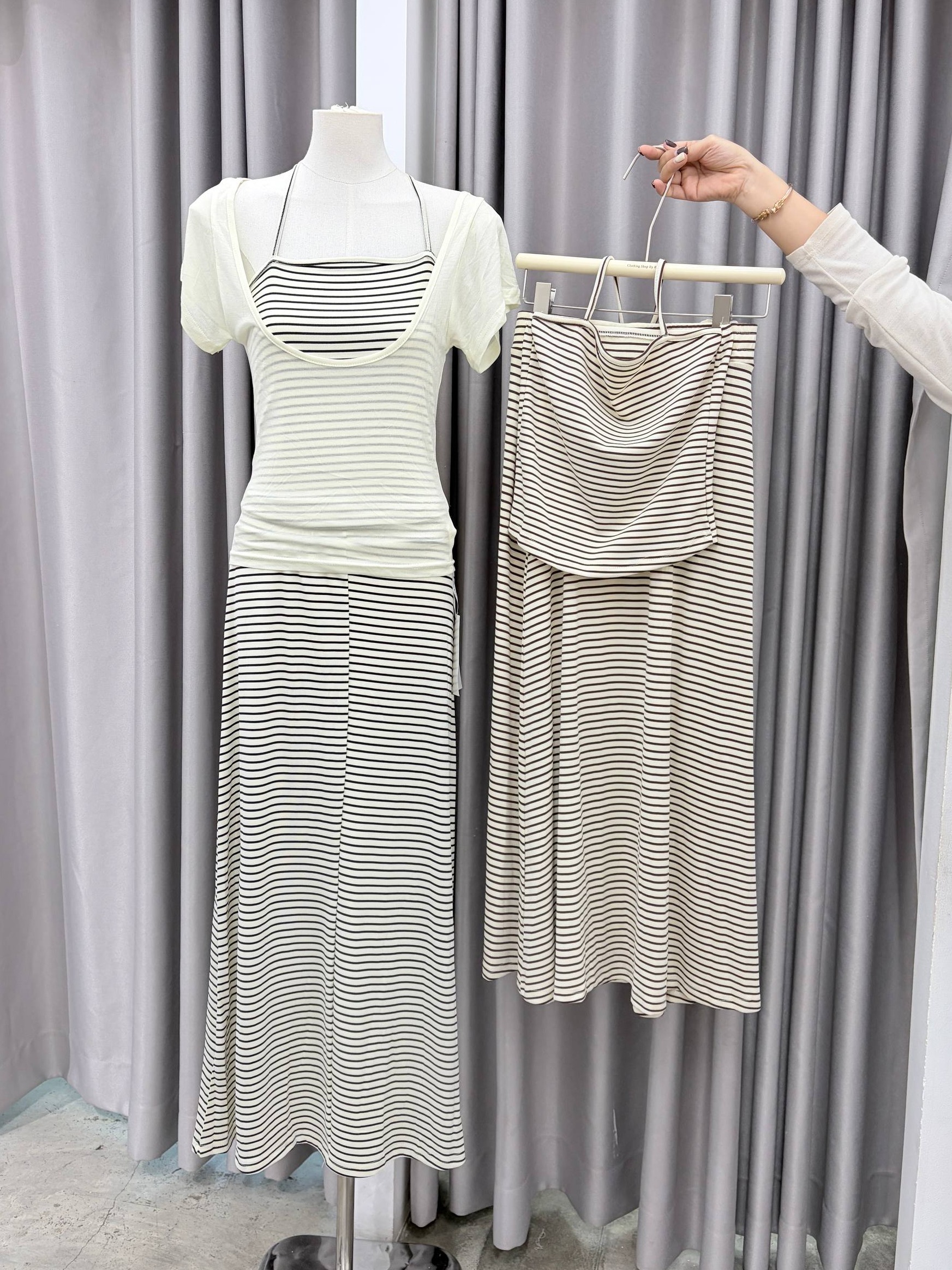 Maxi skirt set